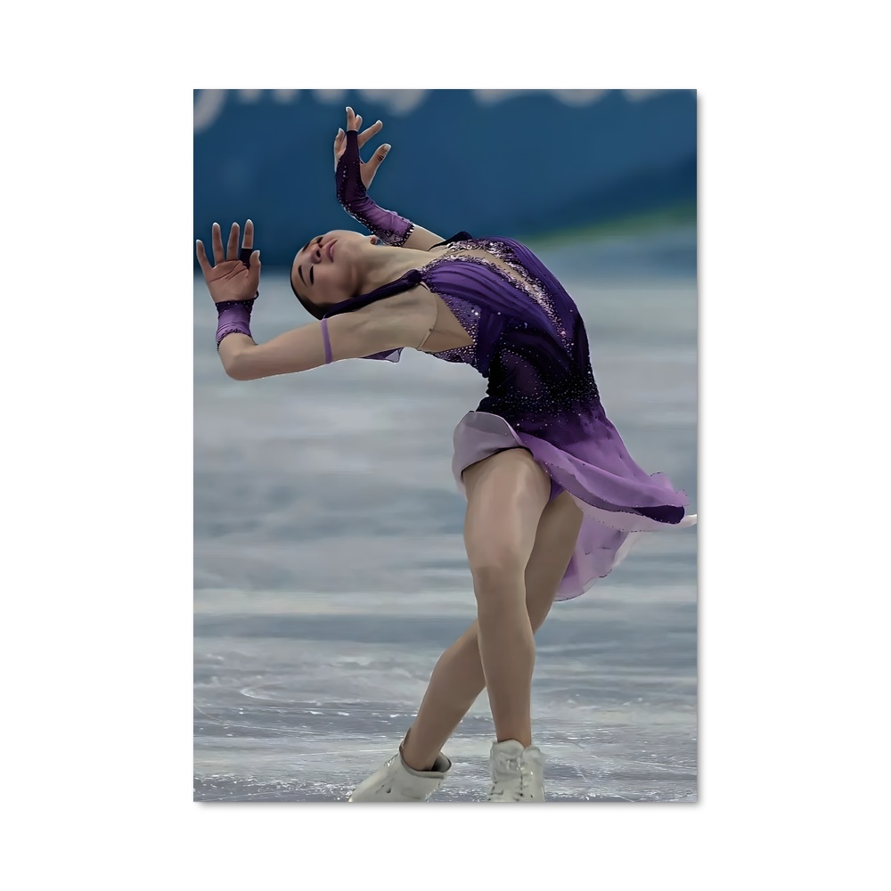 Poster Kamila valieva patineuse